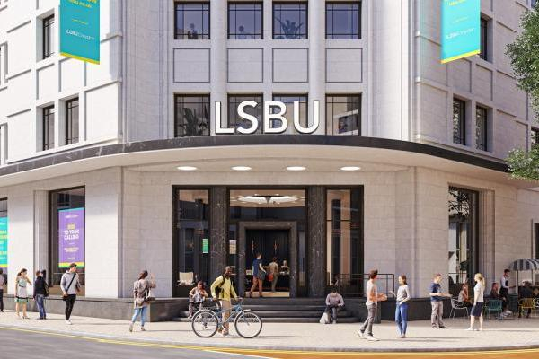 A photo of LSBU building